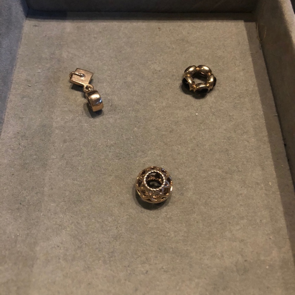 Gold Pandora Charms
